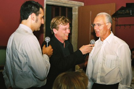 Int&eacute;rprete para Franz Beckenbauer et Bel&aacute; Rethy